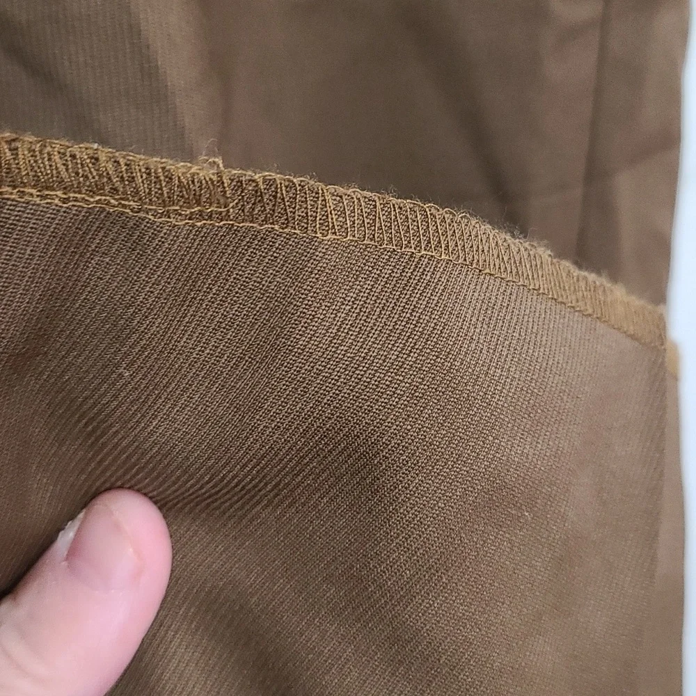 NWT Hart Schaffner Marx Mens 100% Wool Pants Chocolate Brown UNHEMMED 46 R‎